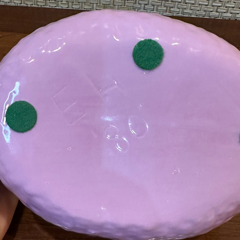 🌟3xHP🌟VTG 1980s Lavender Ceramic Bunny Lidded Easter Basket Candy Dish Hobbyist - Picture 8 of 11